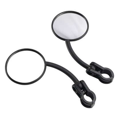 EASY CLAMP ON FOLDING MIRROR SET FOR ENDURO MX CROSS TRAIL ATV SUPERMOTO