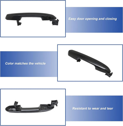Rear Left or Right Side Outside Exterior Door Handle For 2017-2023 Toyota RAV4
