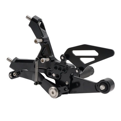 CNC Aluminum Rearsets Footpegs Black Fits BMW S 1000 RR 19-24 / M 1000 RR 21-24