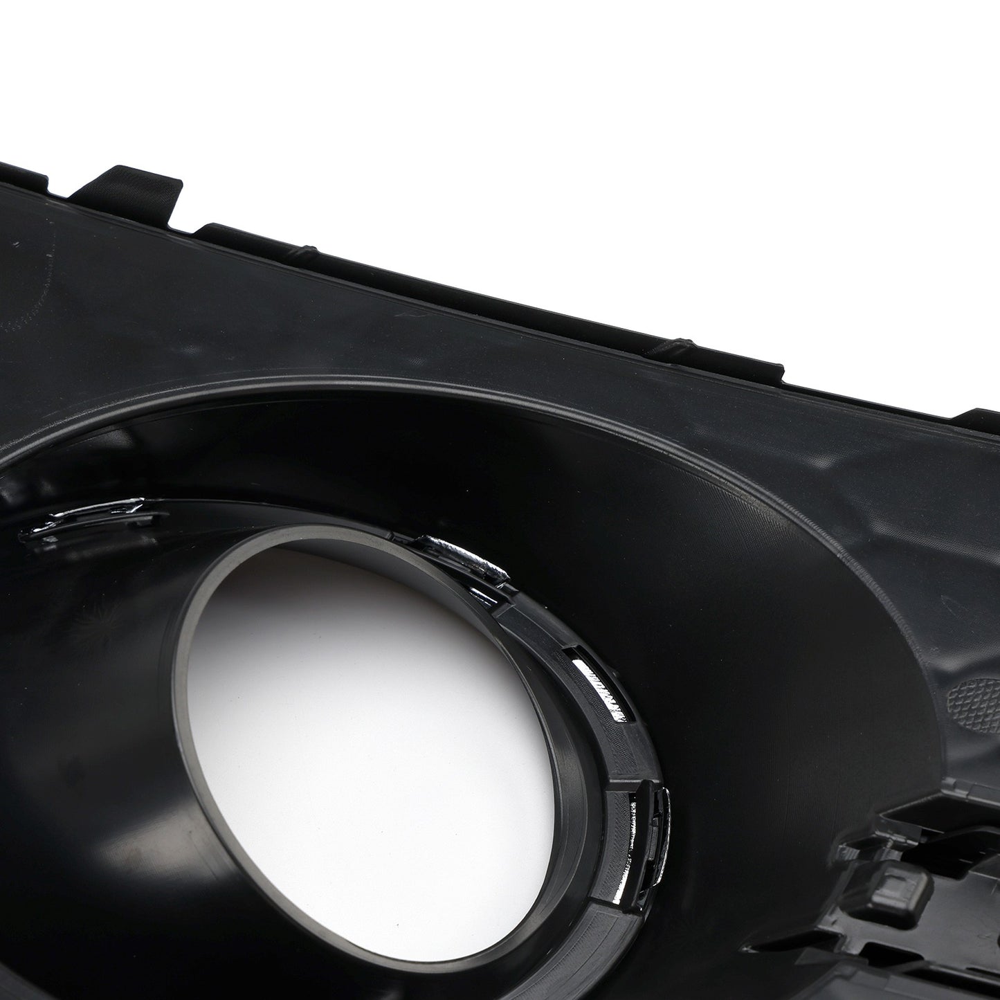 Black Front Bumper Fog Light Grille Cover Bezel Fit Audi A7 S-Line S7 2012-2015