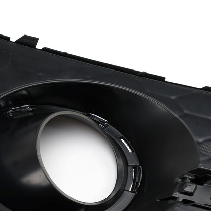 Black Front Bumper Fog Light Grille Cover Bezel Fit Audi A7 S-Line S7 2012-2015