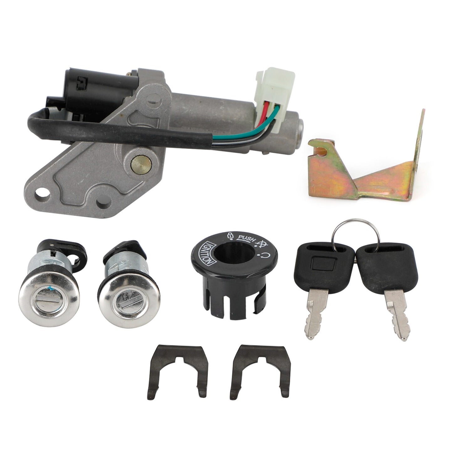 50 150cc GY6 4-Stroke Chinese Scooter Moped Ignition Key Switch Seat Lock Set