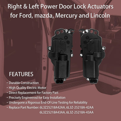 4x Power Door Lock Actuators Fit for Ford F150 F250 F350 F450 Ranger Explorer