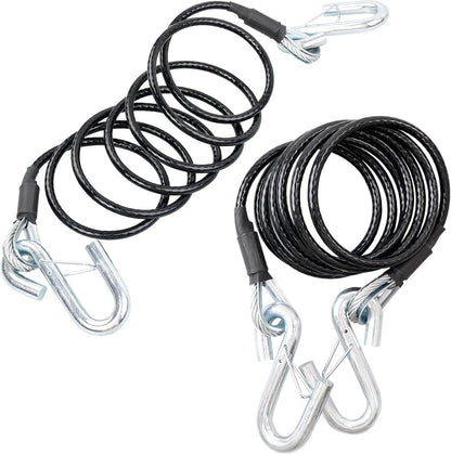 Blue Ox Pair of Class 3 Steel 7 Ft 7,500 lb Towing Safety Cables BX88196