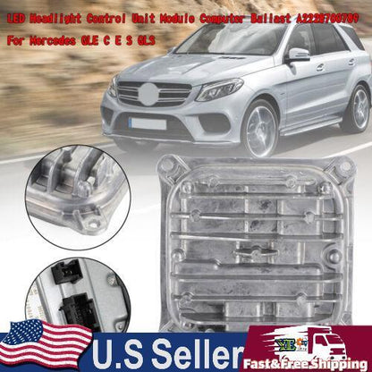LED Headlight Control Module Computer Ballast For Mercedes GLE C E S