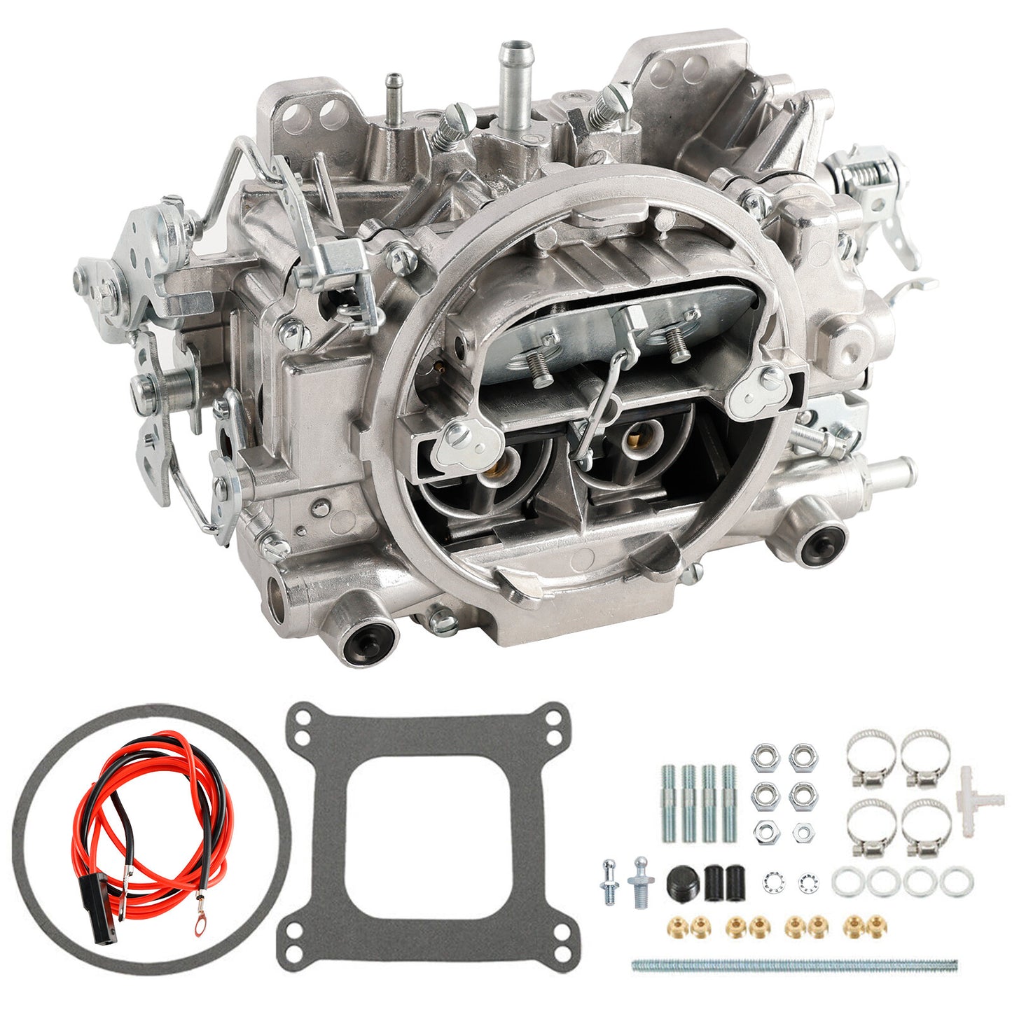 4 Barrel Carburetor Performer Manual Choke 600 CFM w/ Gasket For 1405