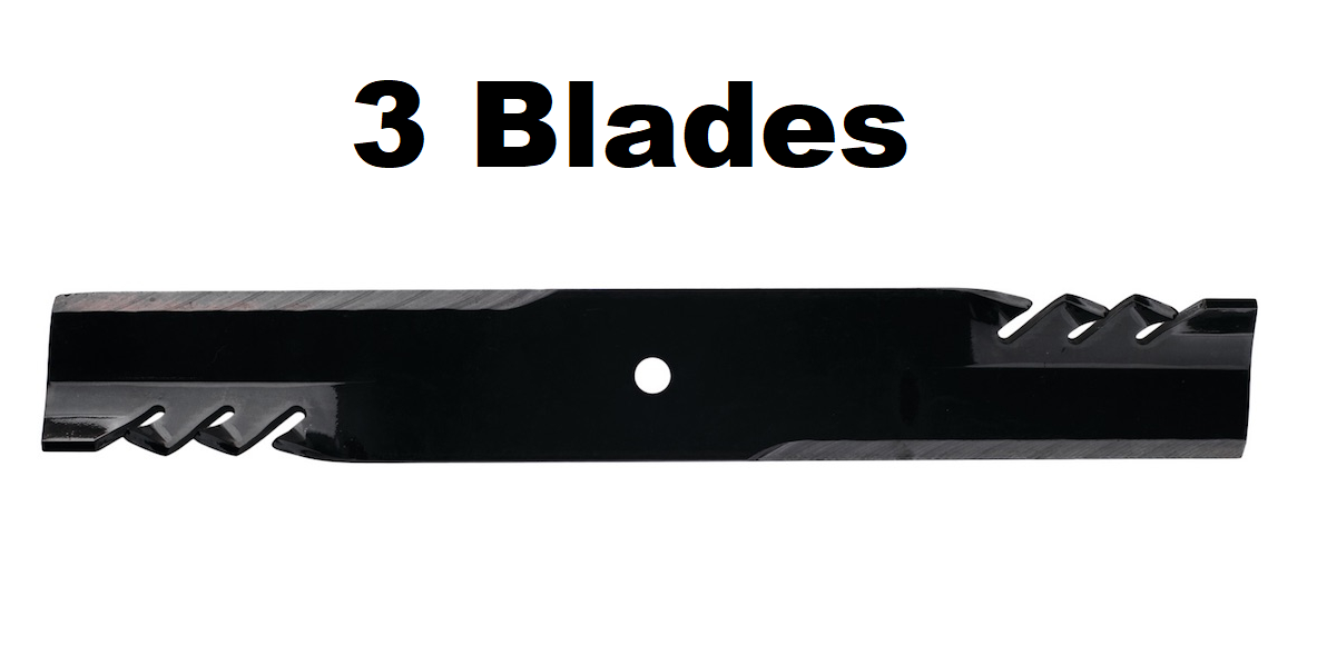 Solid Spare (3) Gator Blades 596-818 for Gravely ZTXL & Ariens Zoom 54