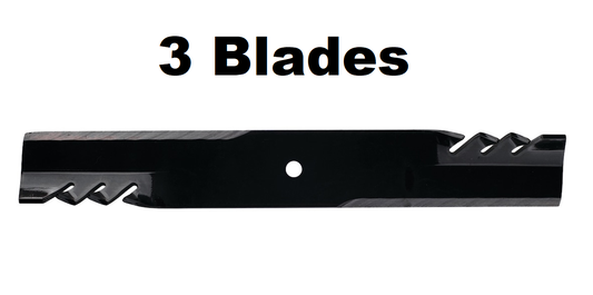 Solid Spare (3) Gator Blades 596-818 for Gravely ZTXL & Ariens Zoom 54