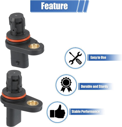 2x Intake+Exhaust Engine Camshaft Position Sensor For Chevy Cruze Sonic 1.8L