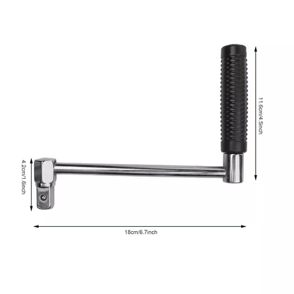 1/2" Torsional Torque Multiplier Wrench Lug Nut Remover 17 19 21 Tire Change
