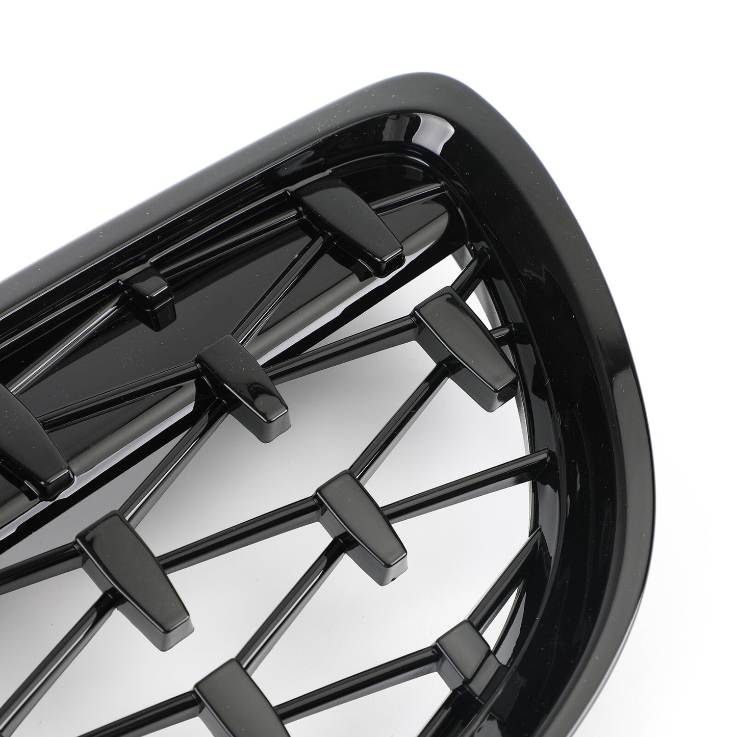 Front Kidney Grille Grill Fit BMW 2007-2010 E92 E93 328i 335i 2DR Meteor Black
