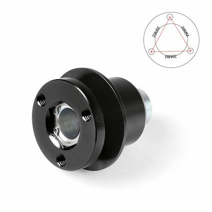 Excellent Quality 360 Steering Wheel Quick Release Disconnect Hub Black