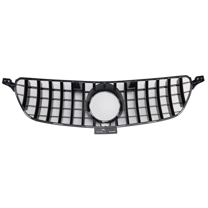 GT Style Front Bumper Grille Grill Fit Mercedes Benz GLE-Class W166 2015~2018