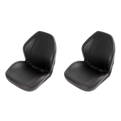 Solid Spare 2PCS Black Sewn Bucket Seats For Yamaha Rhino 450 660 700 #5UG-F4710-00-00
