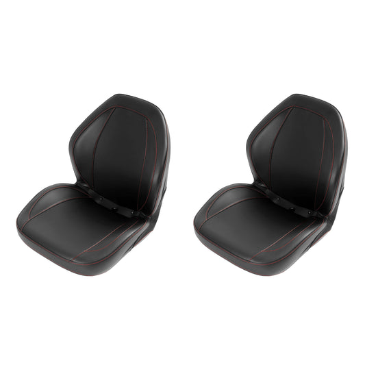 Solid Spare 2PCS Black Sewn Bucket Seats For Yamaha Rhino 450 660 700 #5UG-F4710-00-00