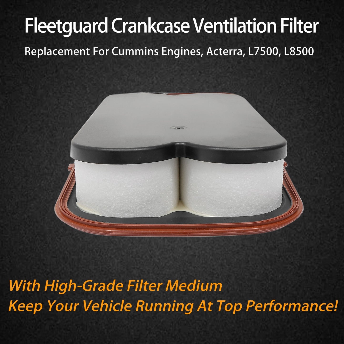CV50628 Crankcase Ventilation Filter For Fleetguard Cummins Engines 08-10 L7500