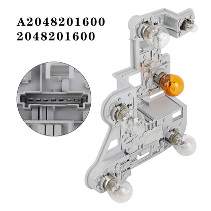 Right Tail Lamp Bulb Holder with Bulbs For Mercedes W204 C-Class 2007-2010#
