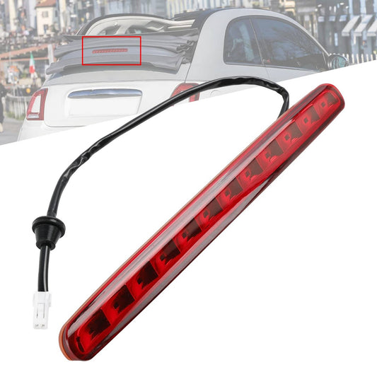 Solid Spare Rear High Mount Brake Stop Light Lamp For FIAT 500 CONVERTIBLE 2009-2018