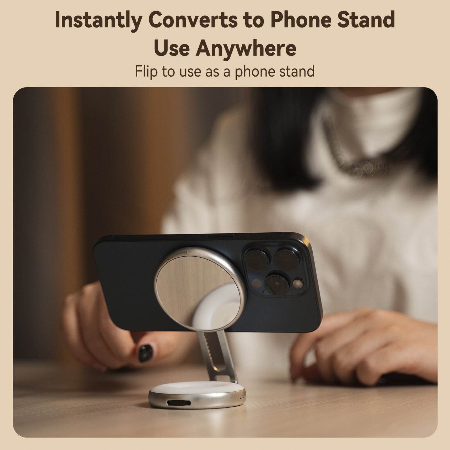 Mobile Phone Magnetic Beauty Fill Light Portable Rotating Stretch Pocket Light