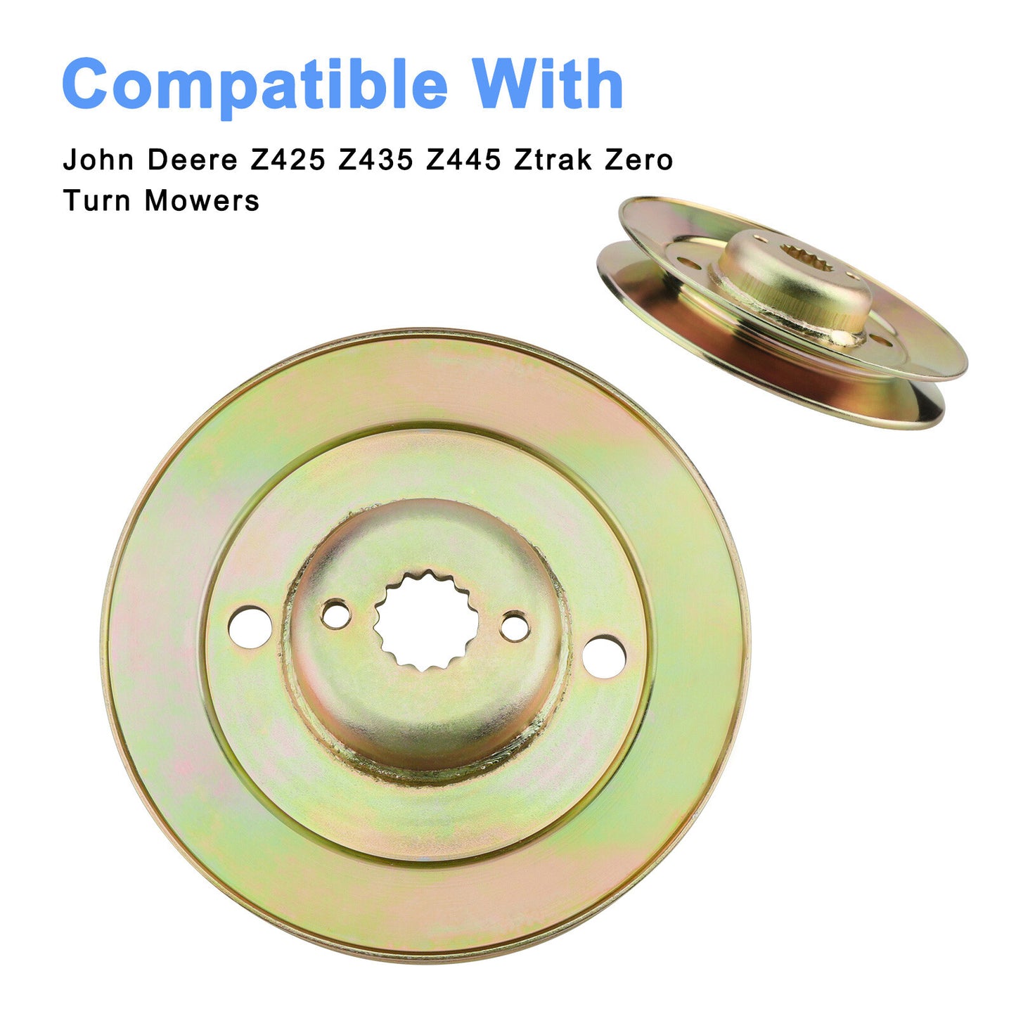Deck Spindle Pulley for John Deere Z425 Z435 Z445 EZtrak Zero Turn Mower M163464