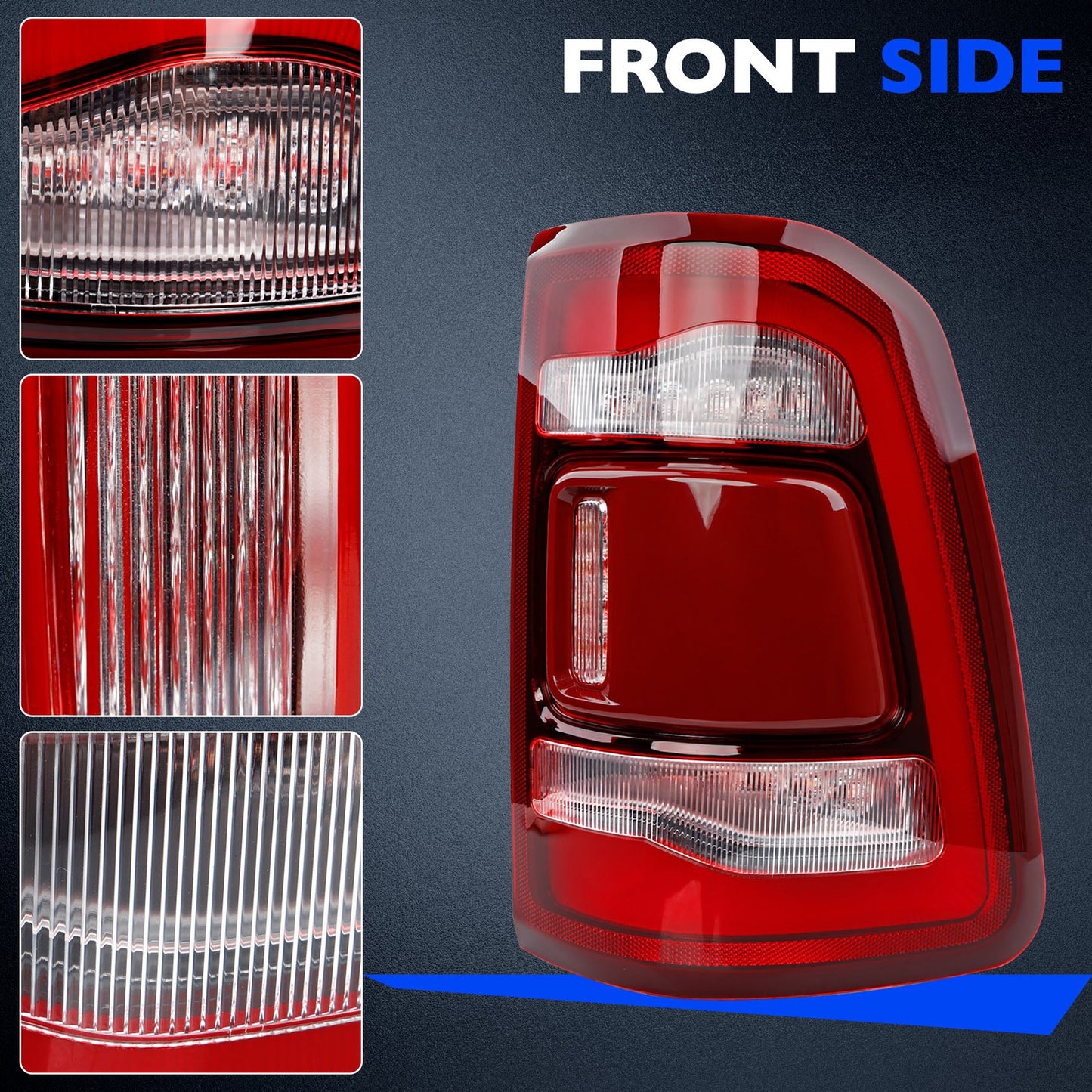 LED Brake Tail Light Lamp Rear Right Passenger Side For 2019-2024 Dodge Ram 1500