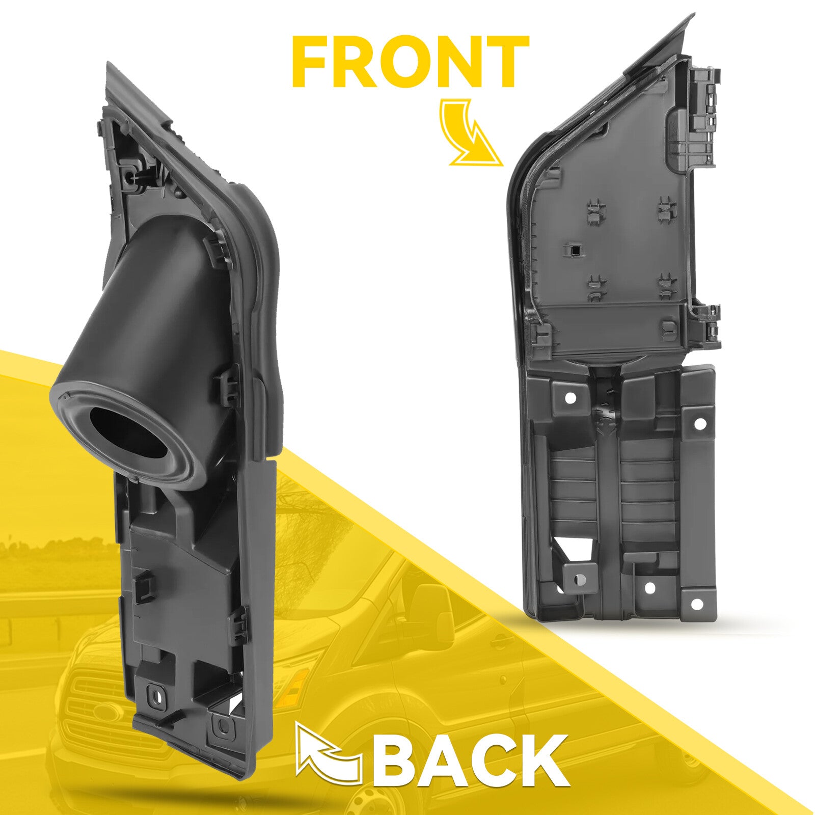 Solid Spare For 2015-2023 Ford Transit Van 150 250 350 Fuel Filler Door Housing Pocket Hinge