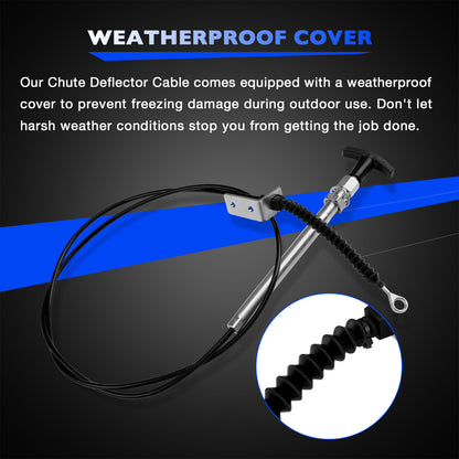 AM134404 Spout Control Input Cable Fits John Deere 44" Snow Blower X340 X500