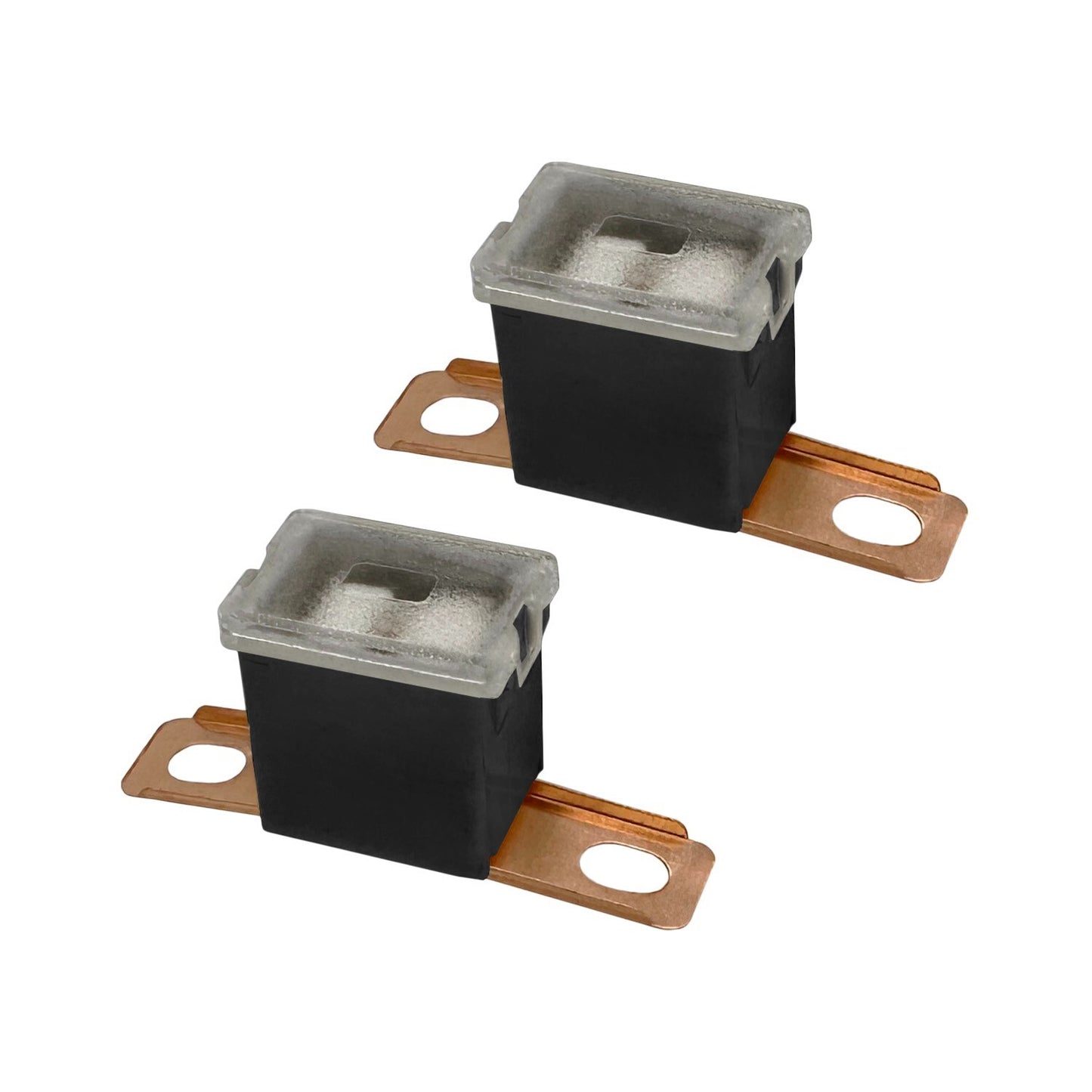 80A Bent Male 9/16" Fuse Cartridge FLD PAL Auto Link for Car Truck RV SUV - 2pk