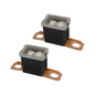 80A Bent Male 9/16" Fuse Cartridge FLD PAL Auto Link for Car Truck RV SUV - 2pk