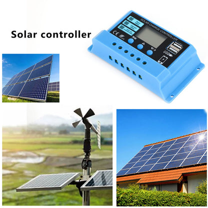 PWM 12V 24V Solar Charge Controller Regulator For Lifepo4 Lead Acid Gel Battery