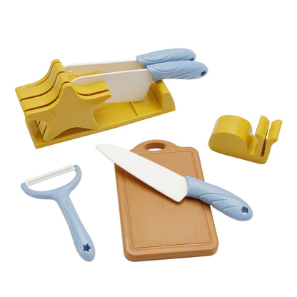 21Pcs Cutting Play Food Pretend Food Fake Food Vegetable Fruits Toys Set For Kid