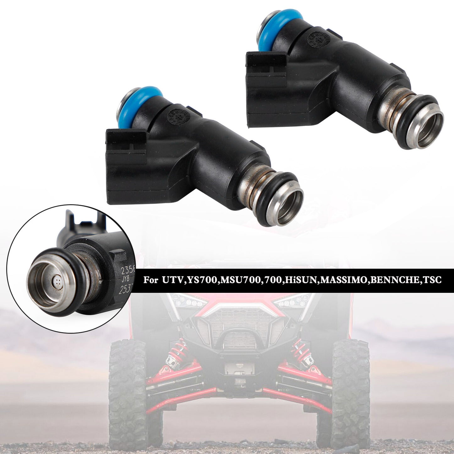 2PCS 25377439 Fuel Injector For HiSun EFI 700 ATV UTV