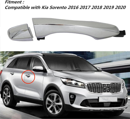 Chrome Outside Door Handle Front RH Passenger For 2016-20 Kia Sorento 82661C5010