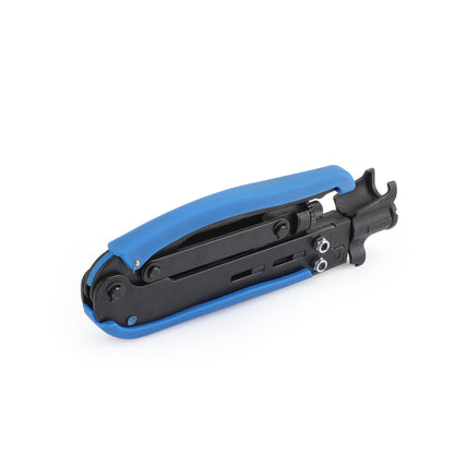 Cable Coax Coaxial Crimper Stripper + Compression Tool F RG59 RG6 RG11 Connector