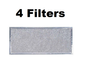 Solid Spare Aluminum Grease Filter for Samsung Microwave DE63-00196A AP4221824 4 PACK