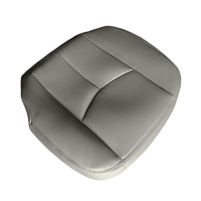 LH & RH Bottom Leather Seat Cover Gray For 2003-2006 Chevy Avalanche
