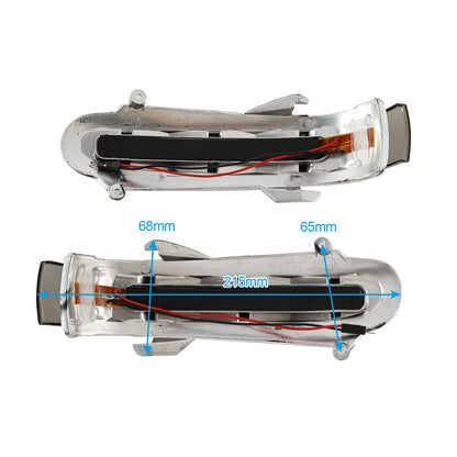 Pair Side Mirror LED Turn Signal Light For Benz S W220 CL W215 1999-2003 Gray 01