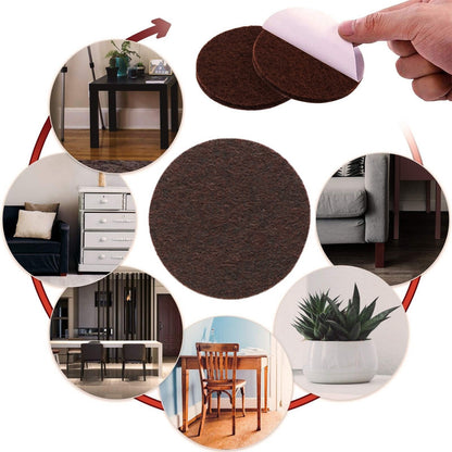357 Piece Self-Stick*Furniture Felt Pads for Hard Surfaces Brown.