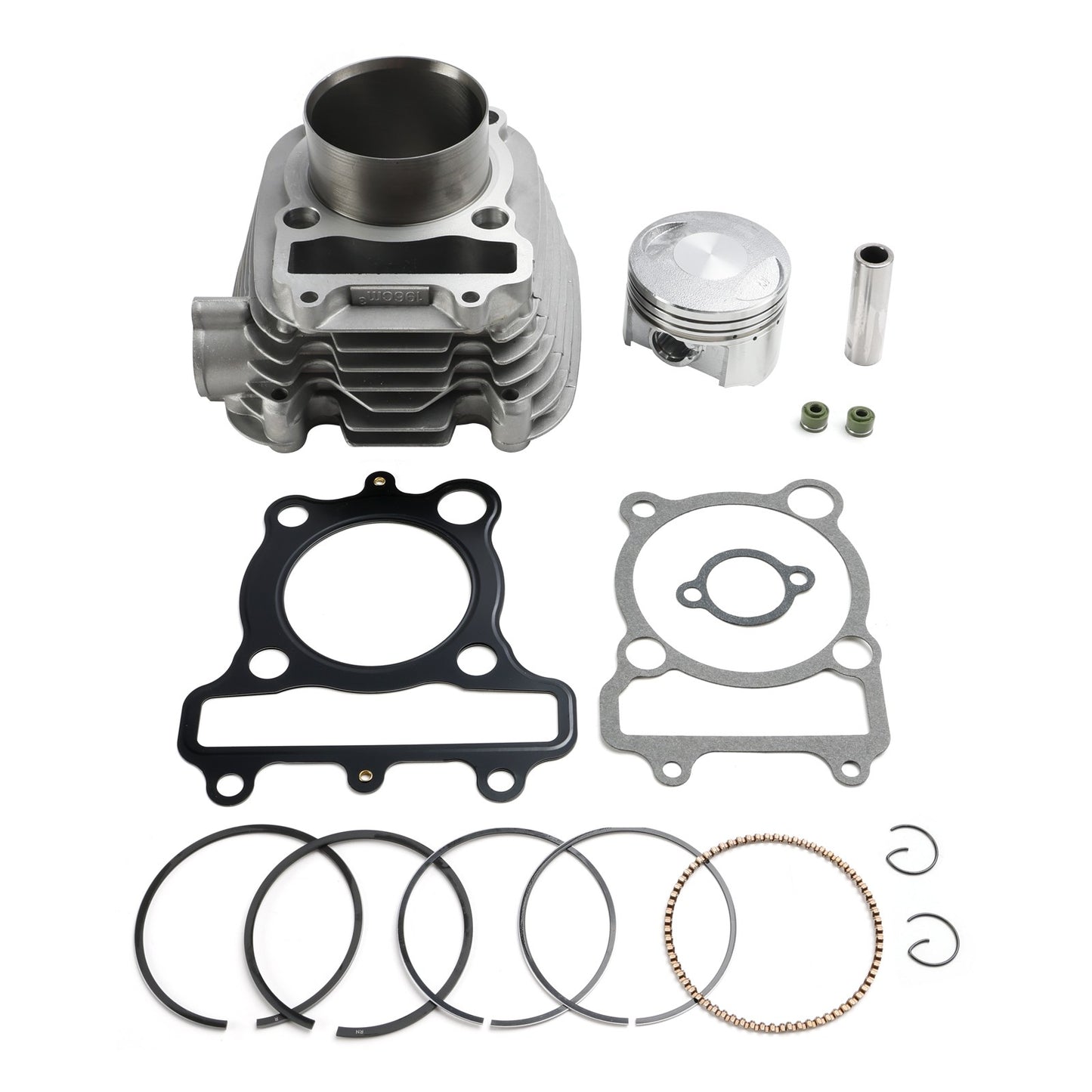 67mm Cylinder Jug Piston Kit For Yamaha YTM200 Tri-Moto Yamahauler 200 1983-1985