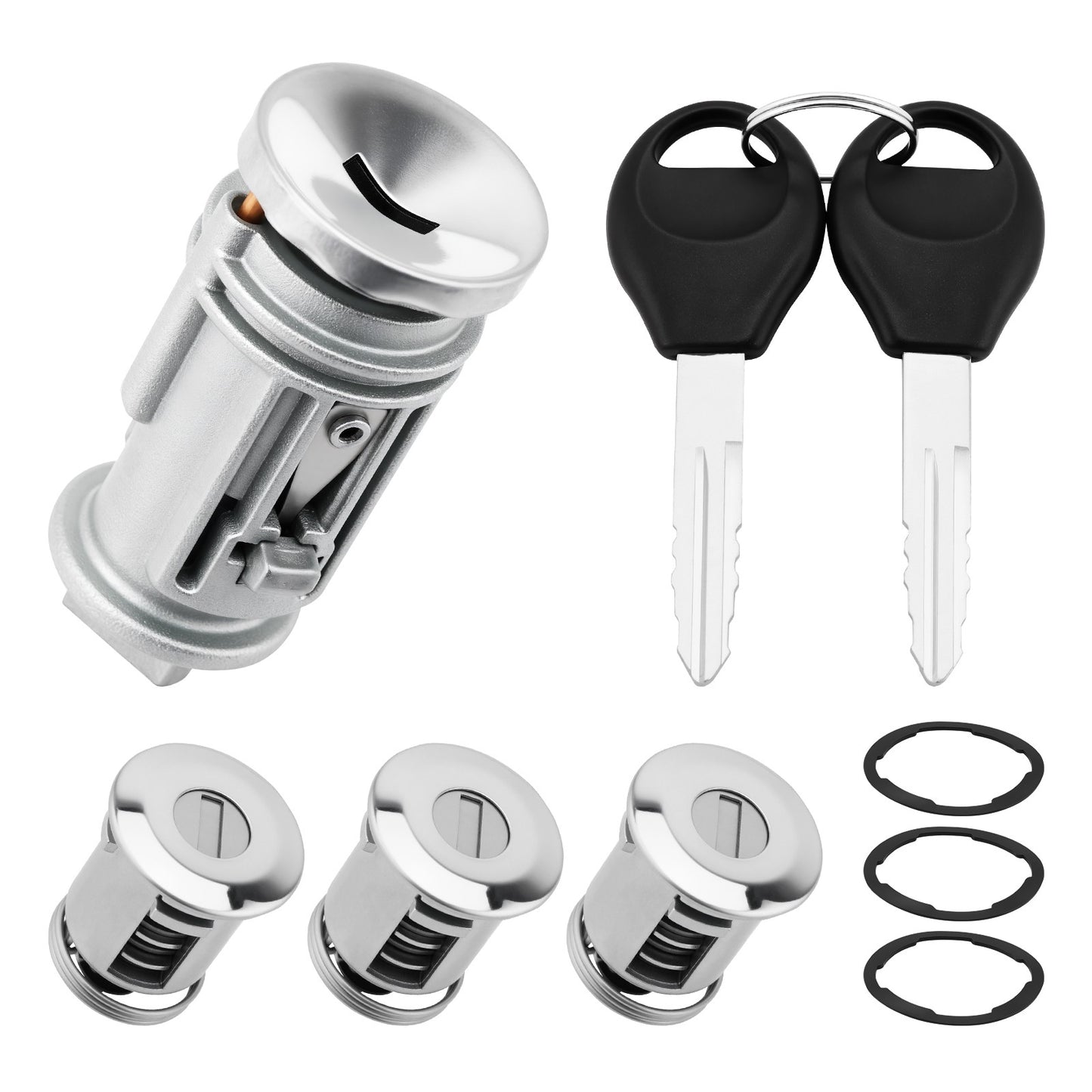 703719 Tailgate Door Lock & Ignition Cylinders Switch For 98-01 Jeep Wrangler TJ