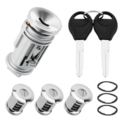 703719 Tailgate Door Lock & Ignition Cylinders Switch For 98-01 Jeep Wrangler TJ