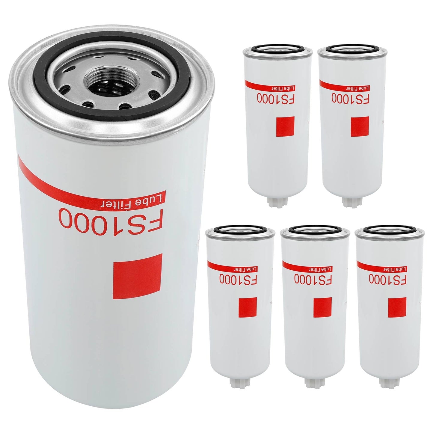 6x FS1000 Fuel Filter Water Separator Set Fits Freightliner Cummins C15 ISL9 M11