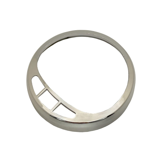 Solid Spare Chrome Bezel for Mercury MerCruiser Tachometer MercMonitor 88mm SC1000 - 8590743