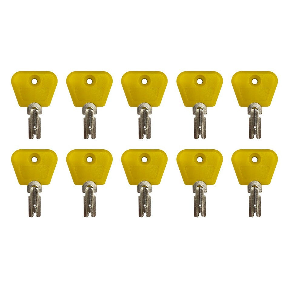 (10) Ignition Key For Clark Yale Hyster Forklift - 2368655, 2782017, 7004147