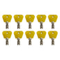 (10) Ignition Key For Clark Yale Hyster Forklift - 2368655, 2782017, 7004147