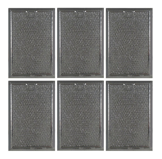 Solid Spare (6) Grease Mesh Microwave Range Filters Compatible for Maytag 56001069 53001357