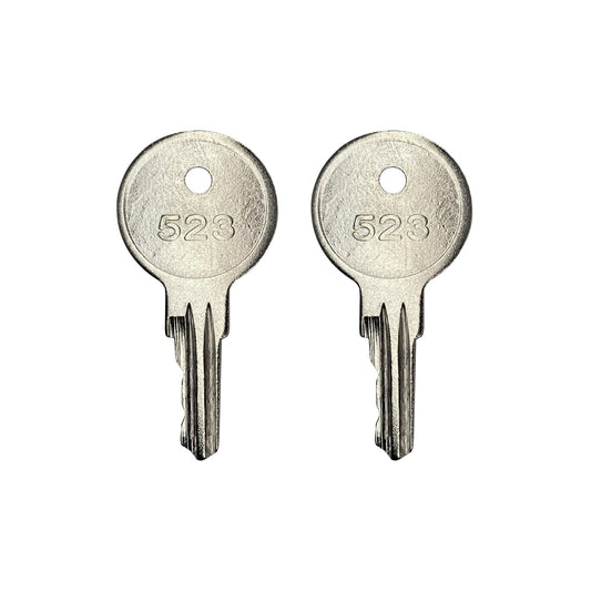 Solid Spare (2) Ignition Key For Snorkel Cole Hersee Lift & Boom Kawasaki Mule 523, 8030044