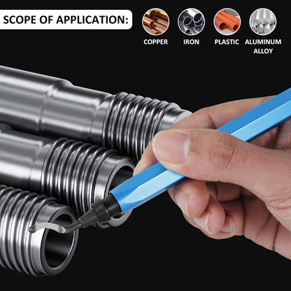 Deburring Tool Set Metal Handle Deburrer + 10PCS BS1010 HSS Burr Removal Blades