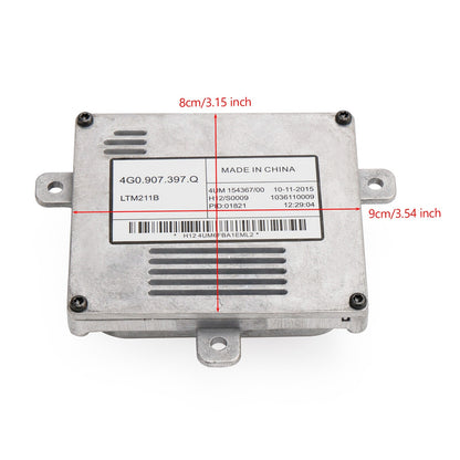 Xenon Headlight Ballast Control Unit 4G0907397Q For AUDI A6 C7 Q3 8U A3 8V US