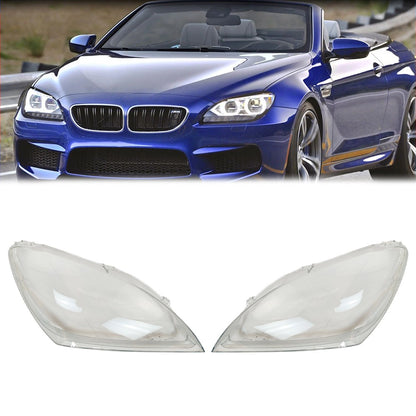 Headlight Lens Cover For BMW 6 Series M6 F06 F12 F13 640i 650i Coupe 2012-2015